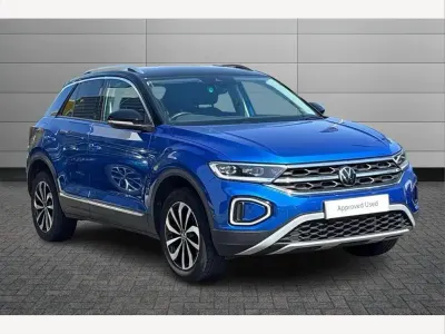 Used VW T-Roc Style 150 HP (110 kW) 2023 Ravenna blue SUV