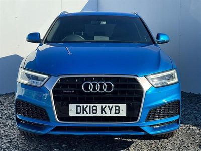 Used Audi Q3 S-Line 150 HP (110 kW) 2018 Blue SUV