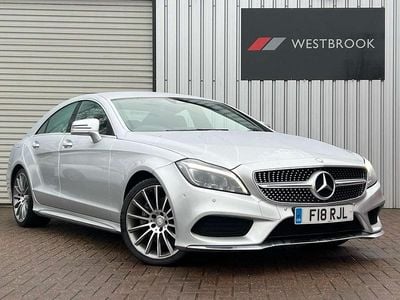 Used Mercedes CLS350 AMG line 258 HP (189 kW) 2015 Silver Coupe
