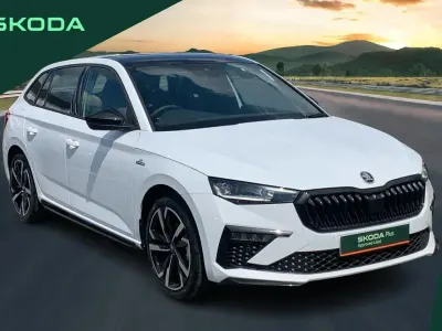 New Skoda Scala Monte Carlo 150 HP (110 kW) 2026 White Hatchback