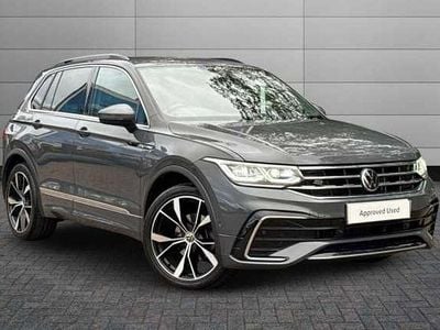 Dolphin grey Used 2022 VW Tiguan R-line SUV | £23,991 (Fair price)