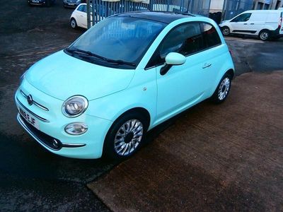 Used Fiat 500 Lounge 69 HP (50 kW) 2018 Green Hatchback
