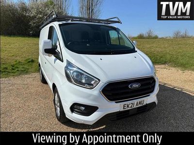 White Used 2021 Ford Transit Custom Limited Van | £15,475 (Fair price)