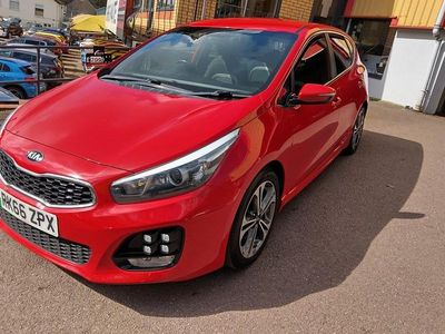 Używany Kia Ceed GT-Line 2016 Czerwony Hatchback