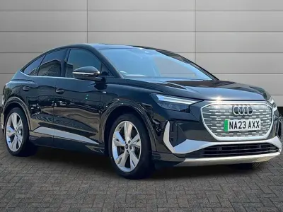 Used Audi Q4 Sportback e-tron S-Line 147 kW (201 HP) 2023 Mythos black SUV