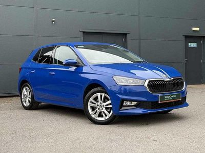 Used Skoda Fabia SE L 85 HP (62 kW) 2024 Blue Hatchback