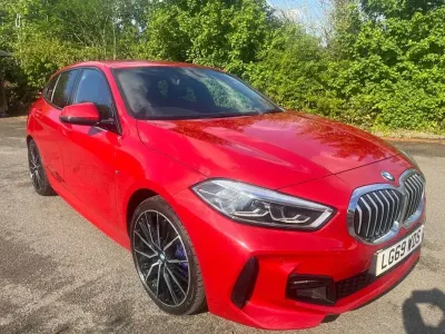 Usado BMW M140 M Sport 140 CV (102 kW) 2019 Rojo Utilitario