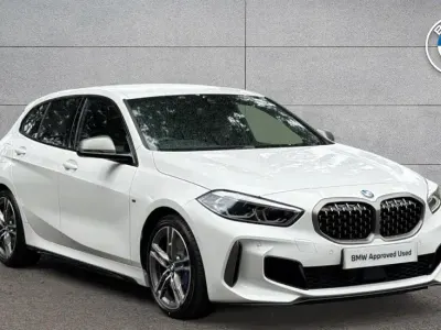 Used BMW M135 Shadowline 302 HP (222 kW) 2021 White Hatchback