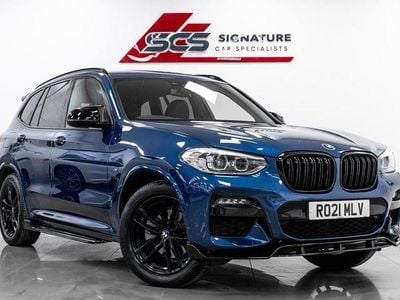 Used BMW X3 M Sport 190 HP (139 kW) 2021 Blue SUV