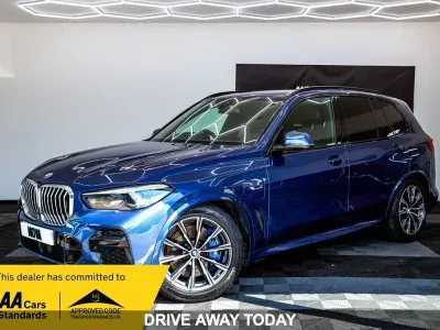 Used BMW X5 M Sport 394 HP (289 kW) 2021 Blue SUV