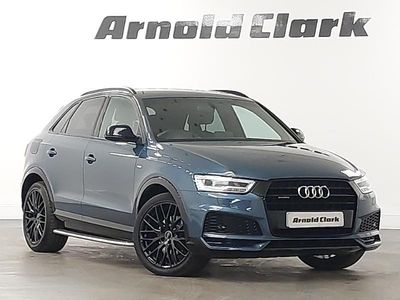 Used Audi Q3 Black Edition 184 HP (135 kW) 2018 Blue SUV