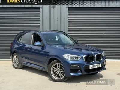 Used BMW X3 M Sport 292 HP (214 kW) 2021 Blue SUV