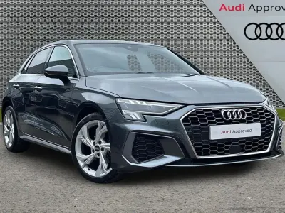 Used Audi A3 S-Line 108 HP (79 kW) 2023 Grey Sedan