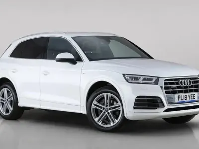 Used Audi Q5 S-Line 190 HP (139 kW) 2018 White SUV