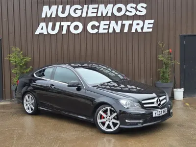 Begagnad Mercedes C250 Sport Edition 204 HK (150 kW) 2014 Svart Sportkupé