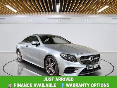 Used Mercedes E220 AMG line 194 HP (142 kW) 2019 Silver Coupe