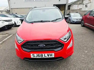 Used Ford Ecosport ST-Line 125 HP (91 kW) 2018 Red SUV