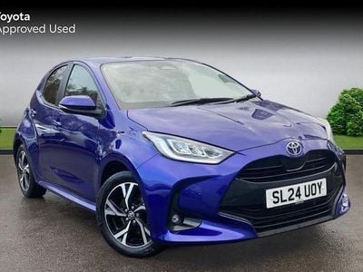 Blue Used 2024 Toyota Yaris Hybrid Design Hatchback | £18,794 (Good price)