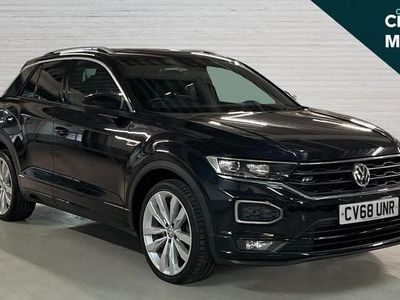 Black Used 2018 VW T-Roc R-line SUV | £11,768 (Fair price)