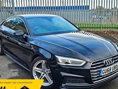 Black Used 2018 Audi A5 S-Line Coupe | £13,195 (Fair price)