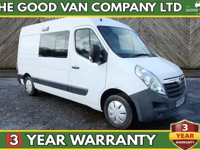 Second-hand Vauxhall Movano 130 CP (95 kW) 2019 Alb Monovolum