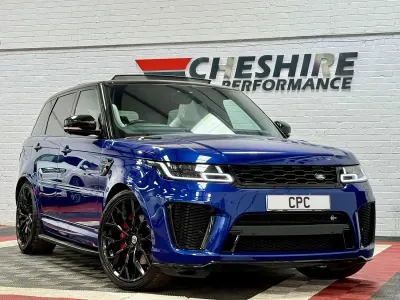 Used Land Rover Range Rover Sport SVR 567 HP (417 kW) 2020 Blue SUV