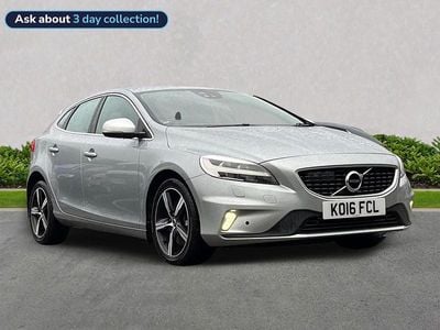Silver Used 2016 Volvo V40 R-Design Hatchback | £10,372 (Fair price)
