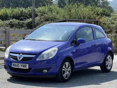 Used Vauxhall Corsa 85 HP (62 kW) 2010 Blue Hatchback