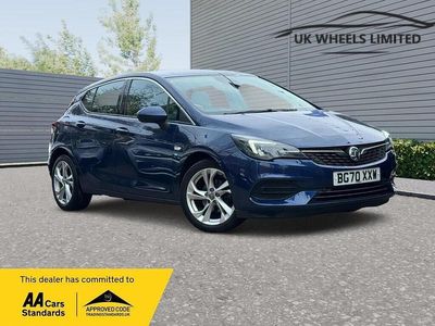 Used Vauxhall Astra SRi 145 HP (106 kW) 2020 Blue Hatchback