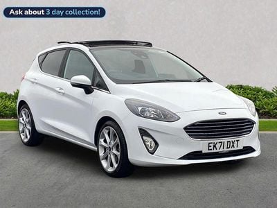 Used Ford Fiesta Titanium X 125 HP (91 kW) 2021 White Hatchback