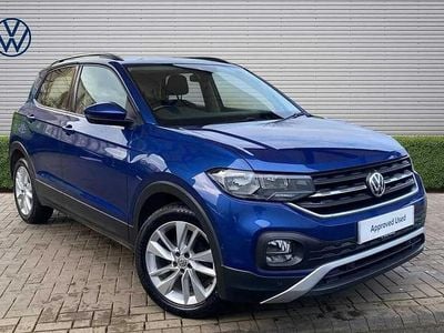 Used VW T-Cross SE 95 HP (69 kW) 2019 Blue SUV