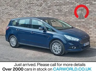 Used Ford S-MAX Zetec 160 HP (117 kW) 2018 Blue MPV