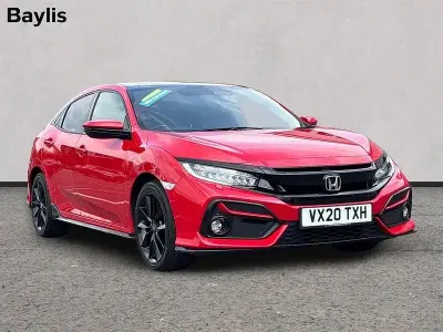 Używany Honda Civic Sport 126 KM (92 kW) 2020 Czerwony Hatchback