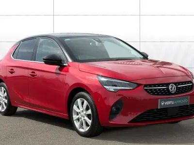 Used Vauxhall Corsa Elite 101 HP (74 kW) 2020 Red Hatchback