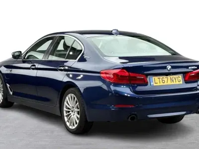 Used BMW 530e Comfort Edition 252 HP (185 kW) 2017 Blue Sedan