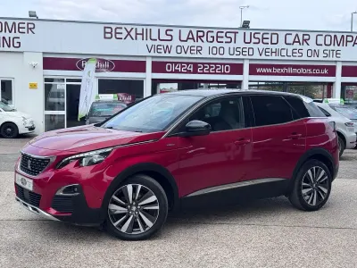 Used Peugeot 3008 GT-line 120 HP (88 kW) 2017 Red SUV