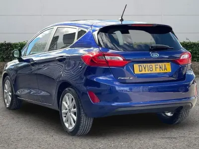 Used Ford Fiesta Titanium 2018 Blue Hatchback
