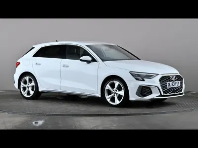 Used Audi A3 S-Line 150 HP (110 kW) 2023 White Sedan