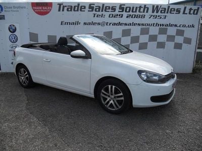 White Used 2014 VW Golf Cabriolet S Cabriolet | £5,495