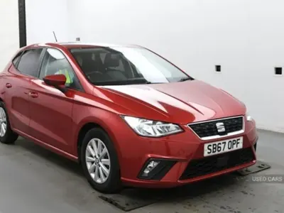 Used Seat Ibiza SE Technology 75 HP (55 kW) 2018 Red Hatchback
