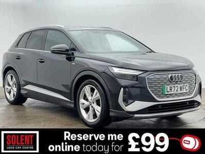 Used Audi Q4 e-tron S-Line 147 kW (200 HP) 2022 Black SUV
