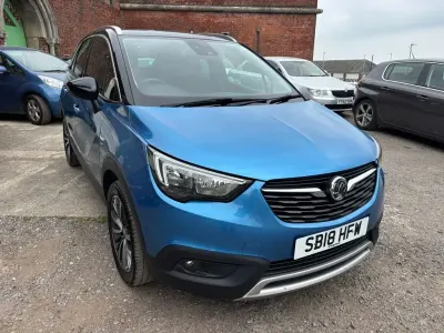 Used Vauxhall Crossland X Elite 130 HP (95 kW) 2018 Blue SUV
