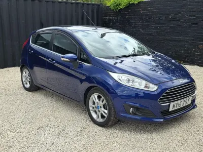 Used Ford Fiesta Zetec 2015 Blue Hatchback