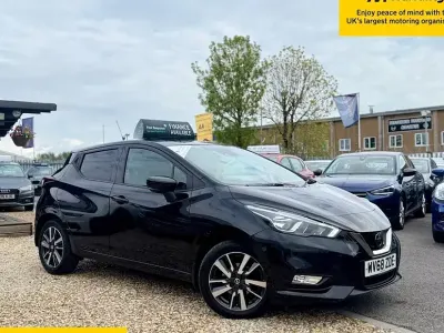 Used Nissan Micra N-Connecta 90 HP (66 kW) 2018 Black Hatchback