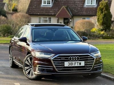 Red Used 2017 Audi A8L Advanced Sedan | £24,995