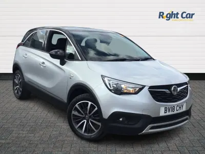 Used Vauxhall Crossland X Elite 120 HP (88 kW) 2018 Silver SUV