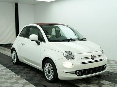 Used Fiat 500 Lounge 69 HP (50 kW) 2016 White Cabriolet
