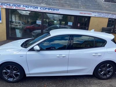 Used Ford Focus ST-Line 125 HP (91 kW) 2019 White Hatchback