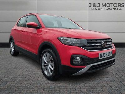 Used VW T-Cross SE 115 HP (84 kW) 2019 Red SUV