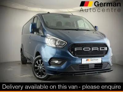Used Ford Transit Custom Limited 130 HP (95 kW) 2020 Blue Van